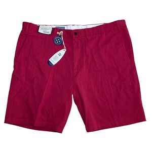 Castaway Nantucket Mens Cisco Shorts Hurricane Red Cotton Stretch Size 44 NEW